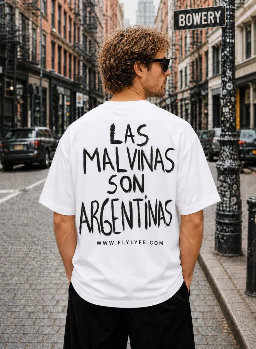 Las Malvinas Tee — FLYLYFE house music streetwear tee