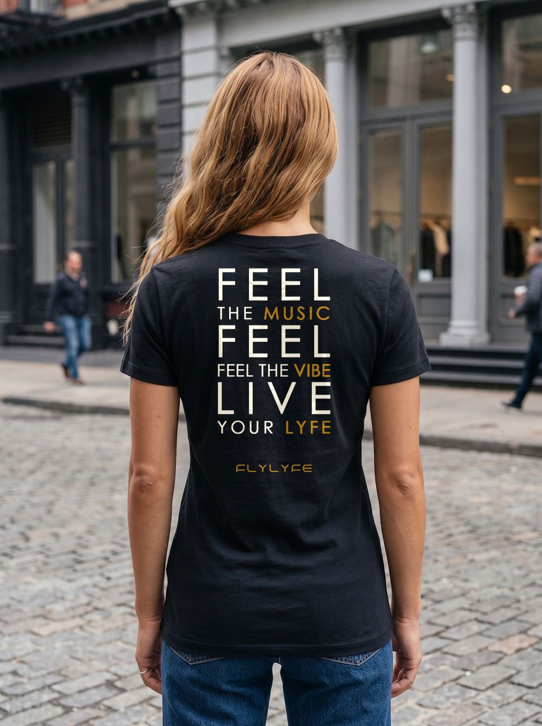 The Anthem Tee — Women's — FLYLYFE house-music streetwear tee