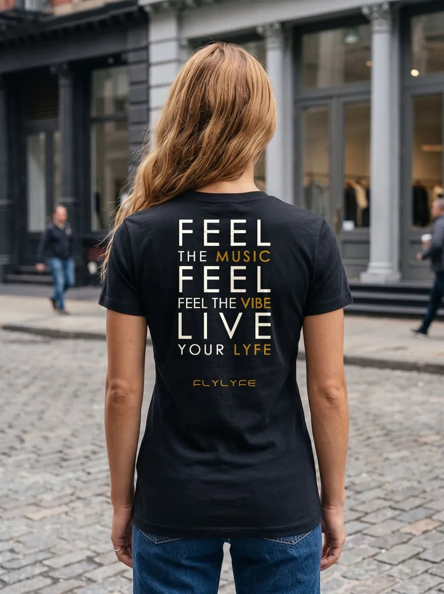 The Anthem Tee — Women's — FLYLYFE house music streetwear tee