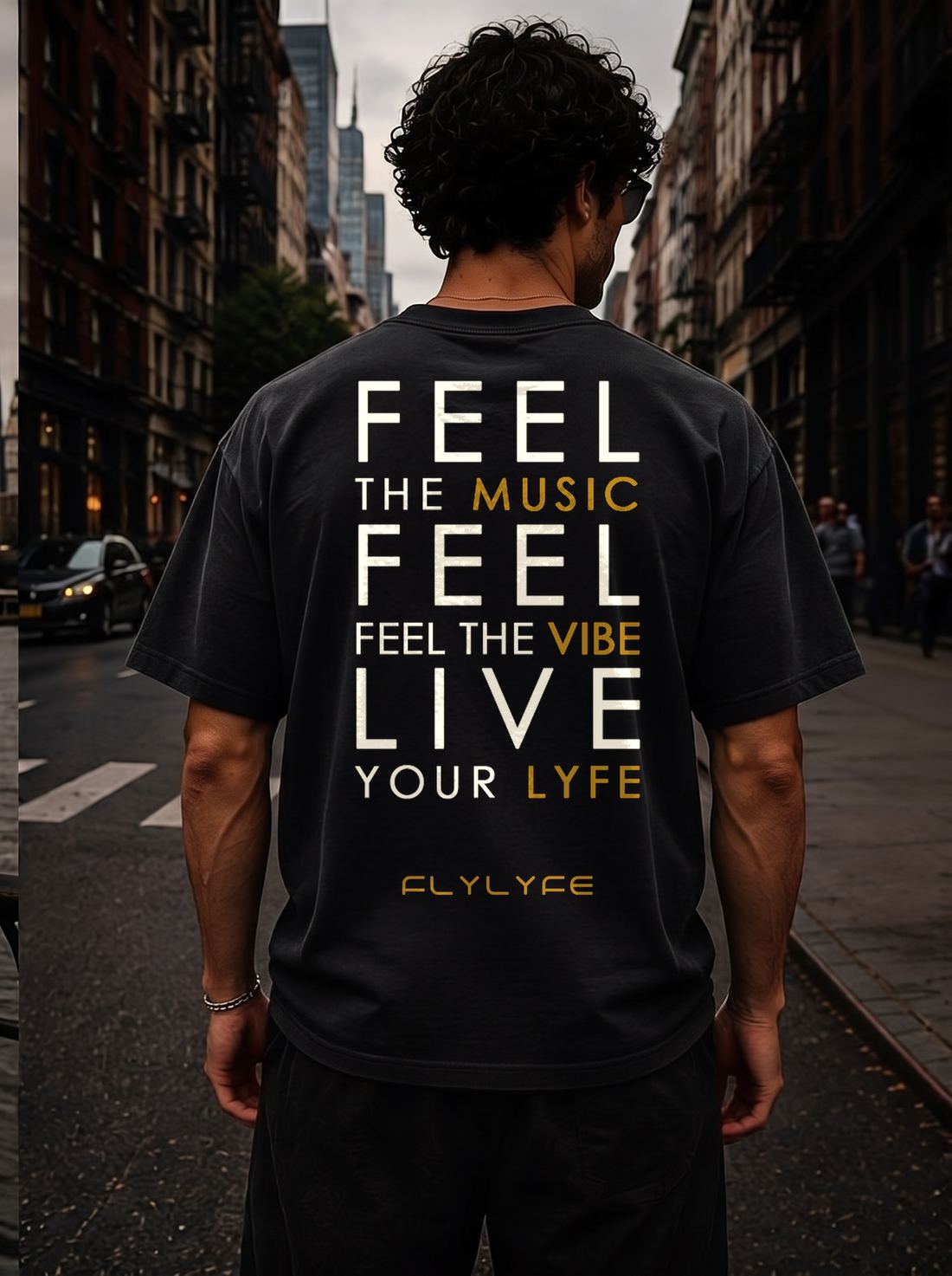 The Anthem Tee — FLYLYFE house-music streetwear tee