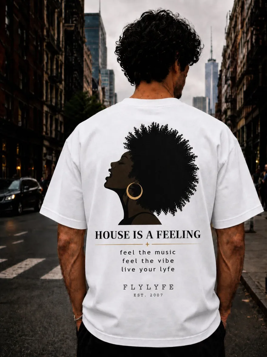 The Soul Tee — design shown in the men’s relaxed cut
