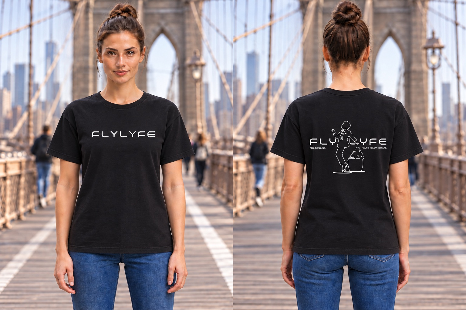 The Conga Tee — Women's — FLYLYFE house music streetwear tee